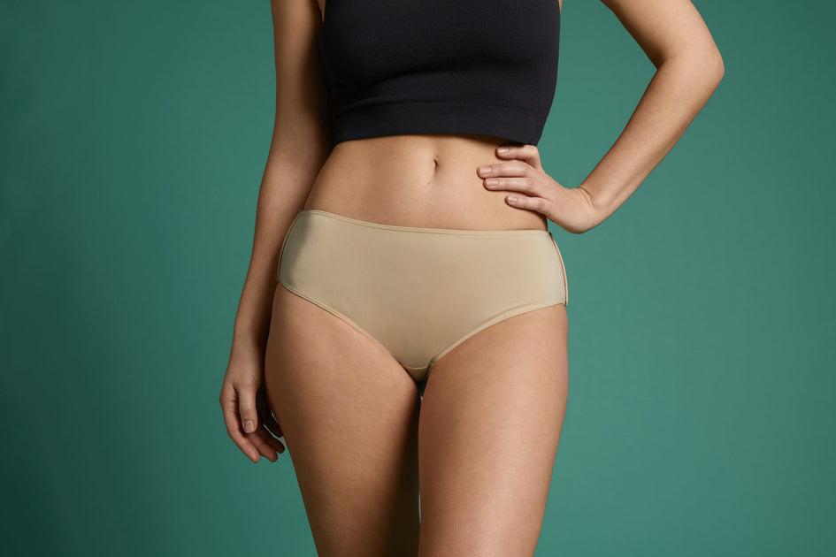 Slick Chicks Adaptive Underwear with VELCRO® Brand Fastener - Beige