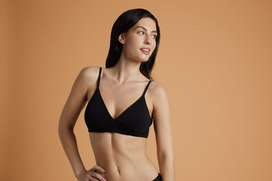 2-8127 Semi-Shaped Cotton Bra with Velcro® Straps - Caromed