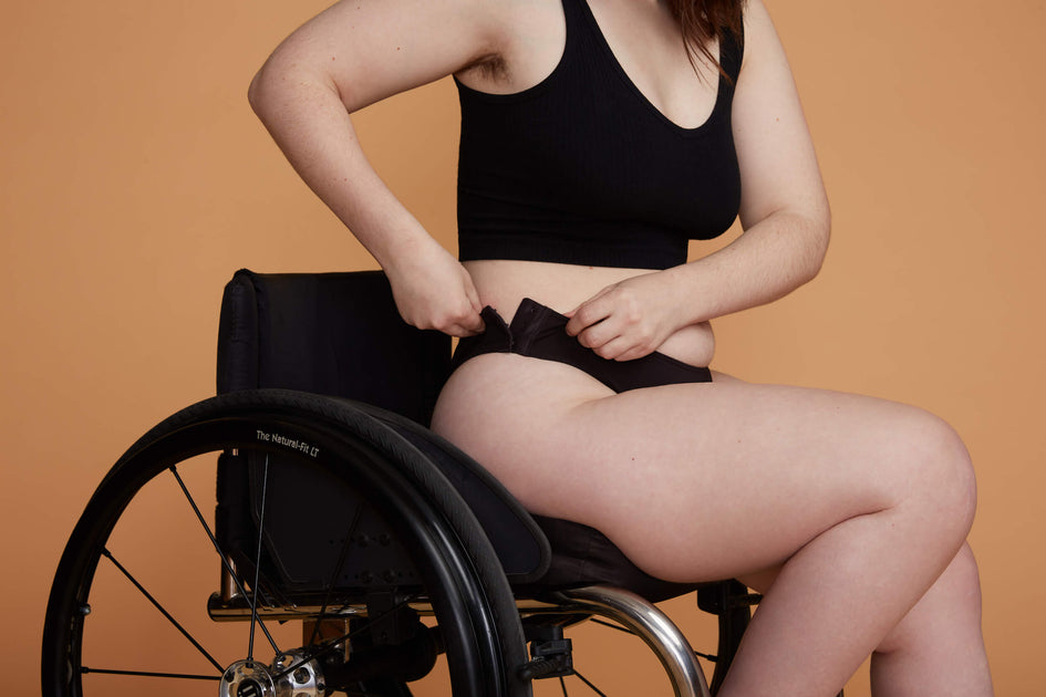 🌟 Slick Chicks adaptive underwear is made for ease of dressing! 🌟 With a  side opening, you can put these on sitting up or down. 🌟 This is great  but