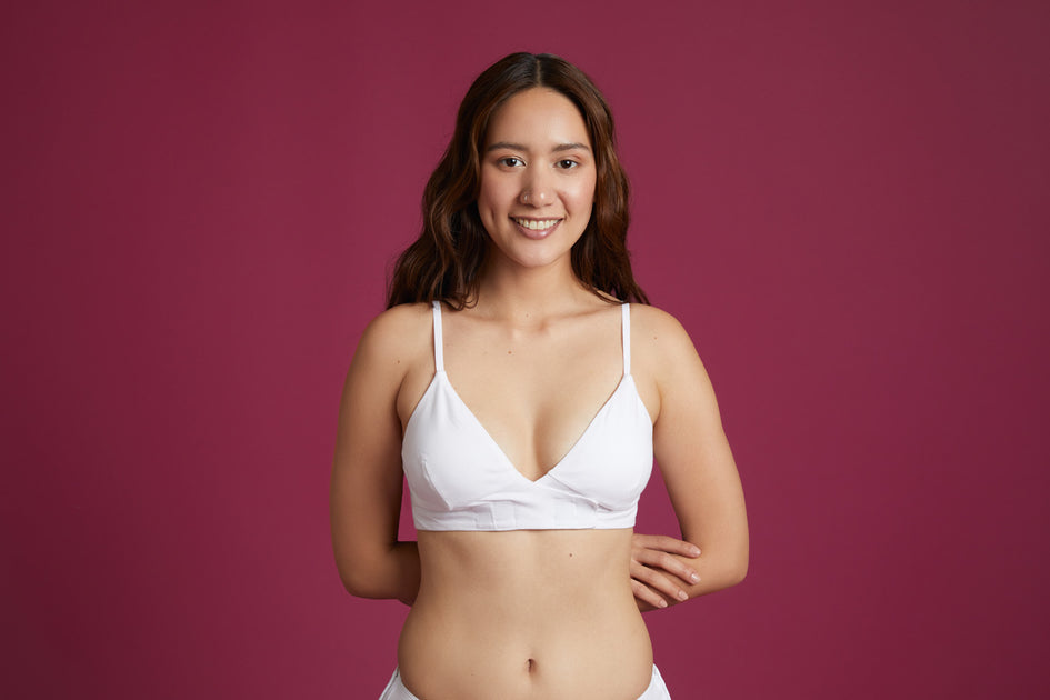 Caromed Semi-Shaped Cotton Bra with Velcro® Straps