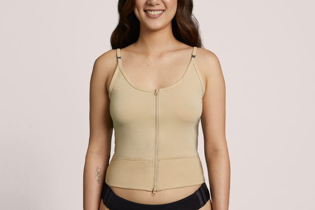 Adaptive Front Zip Cami | Slick Chicks