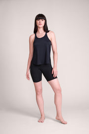 Black Adaptive Athletic Tank from Slick Chicks, offering comfort and easy wear.